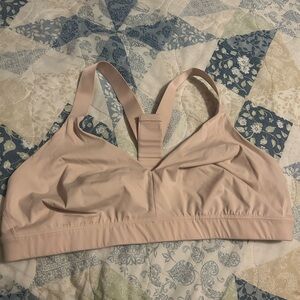 Athleta Pink Racerback Sports Bra